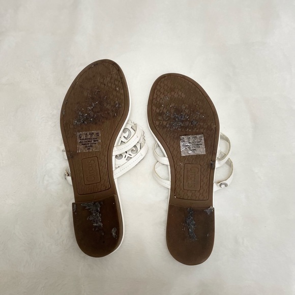 Sam Edelman White Sandals Size 7 - Picture 6 of 7
